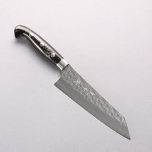  Yu Kurosaki Senko Ei SG2 Hammered Small Bunka 150mm Black Marble Acrylic Handle - Seisuke Knife