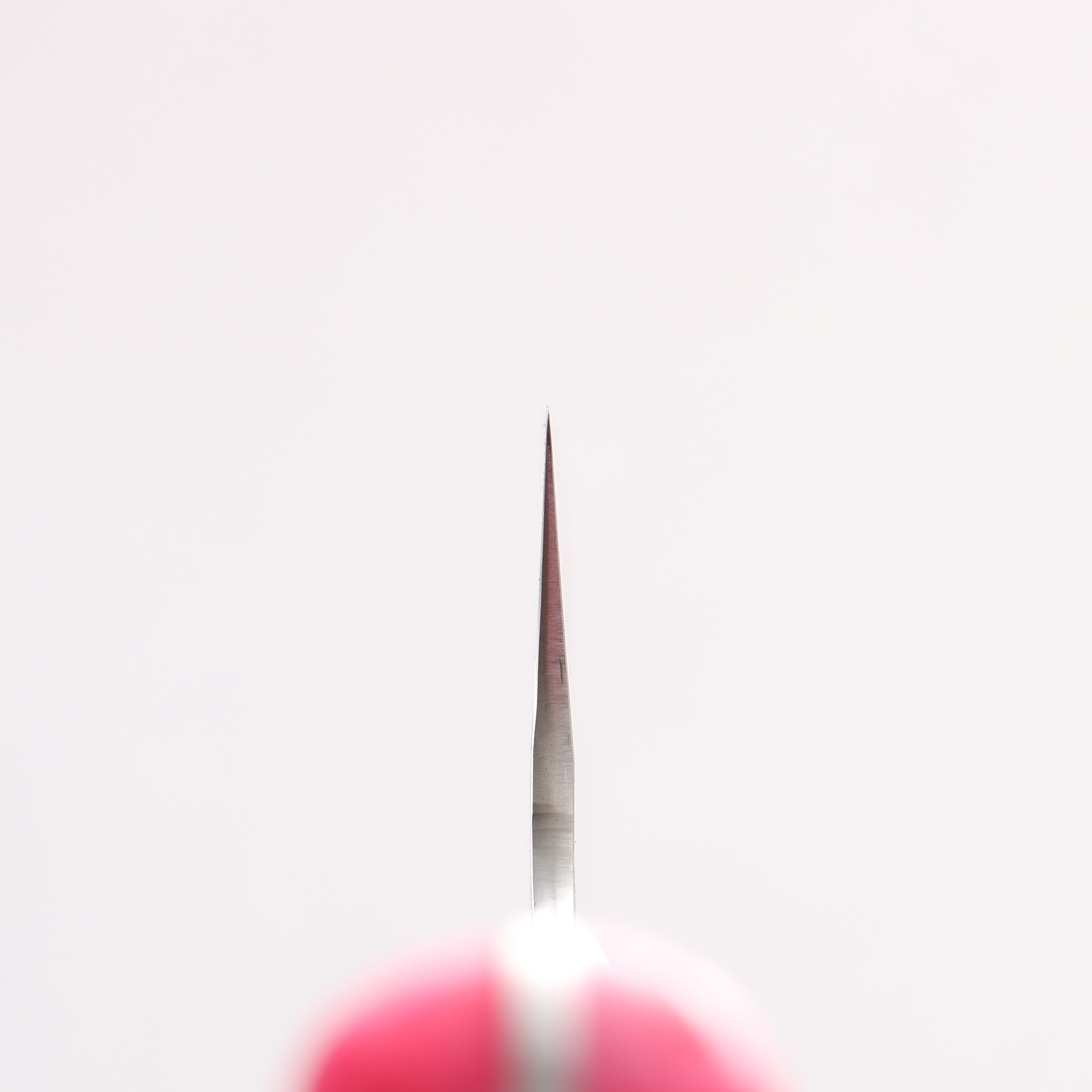 Yu Kurosaki Senko Ryu SG2 Hammered Small Santoku 150mm Pink Marble Acrylic Handle - Seisuke Knife