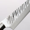Yu Kurosaki Fujin SG2 Hammered Damascus Kiritsuke Petty-Utility 130mm Red Marble / Black Marble Acrylic Handle - Seisuke Knife - Slide 3