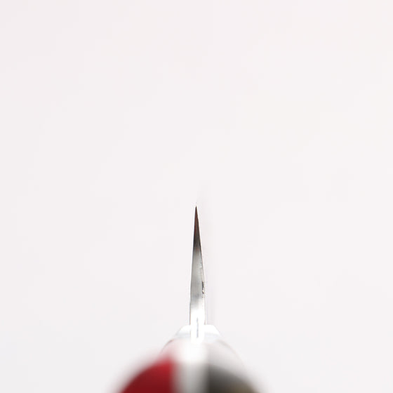 Yu Kurosaki Fujin SG2 Hammered Damascus Kiritsuke Petty-Utility 130mm Red Marble / Black Marble Acrylic Handle - Seisuke Knife