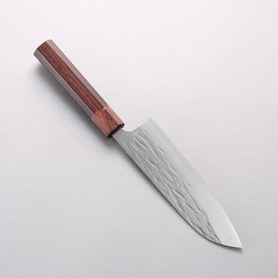 Yu Kurosaki Juhyo Cobalt Special Steel Hammered Santoku 170mm Honduras Handle - Seisuke Knife