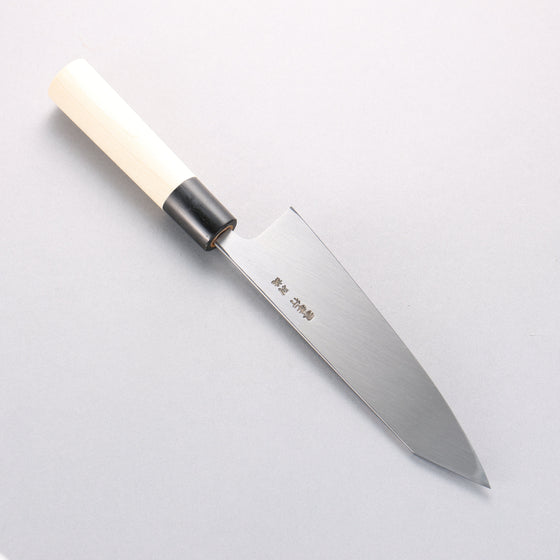 Sakai Takayuki Tokujyo White Steel No.2 Kiritsuke Deba 180mm Magnolia Handle - Seisuke Knife