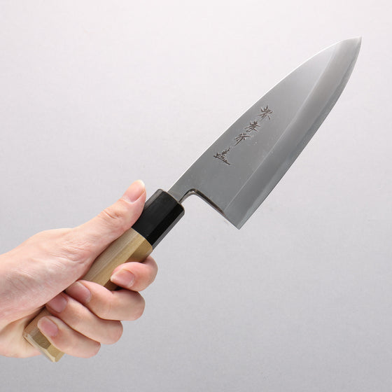 Sakai Takayuki Japanese Chef Series Silver Steel No.3 Japanese Deba Chef Knife - Seisuke Knife