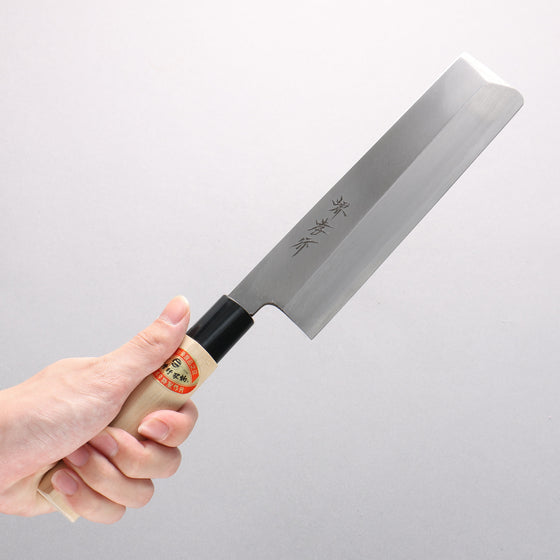 Sakai Takayuki Kasumitogi White Steel Usuba Japanese Chef Knife - Seisuke Knife