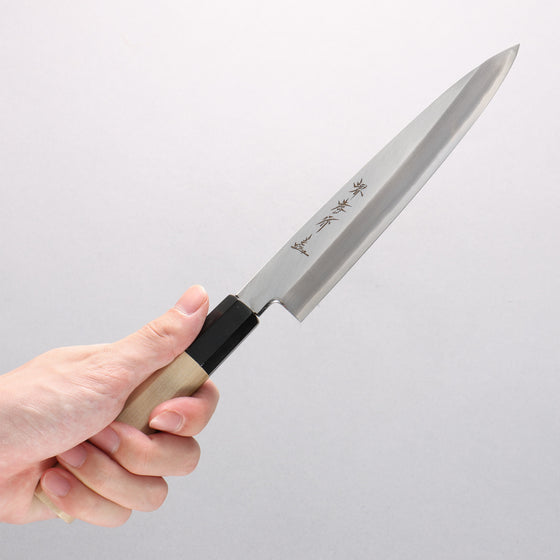 Sakai Takayuki Chef Series Silver Steel No.3 Yanagiba Magnolia Handle - Seisuke Knife