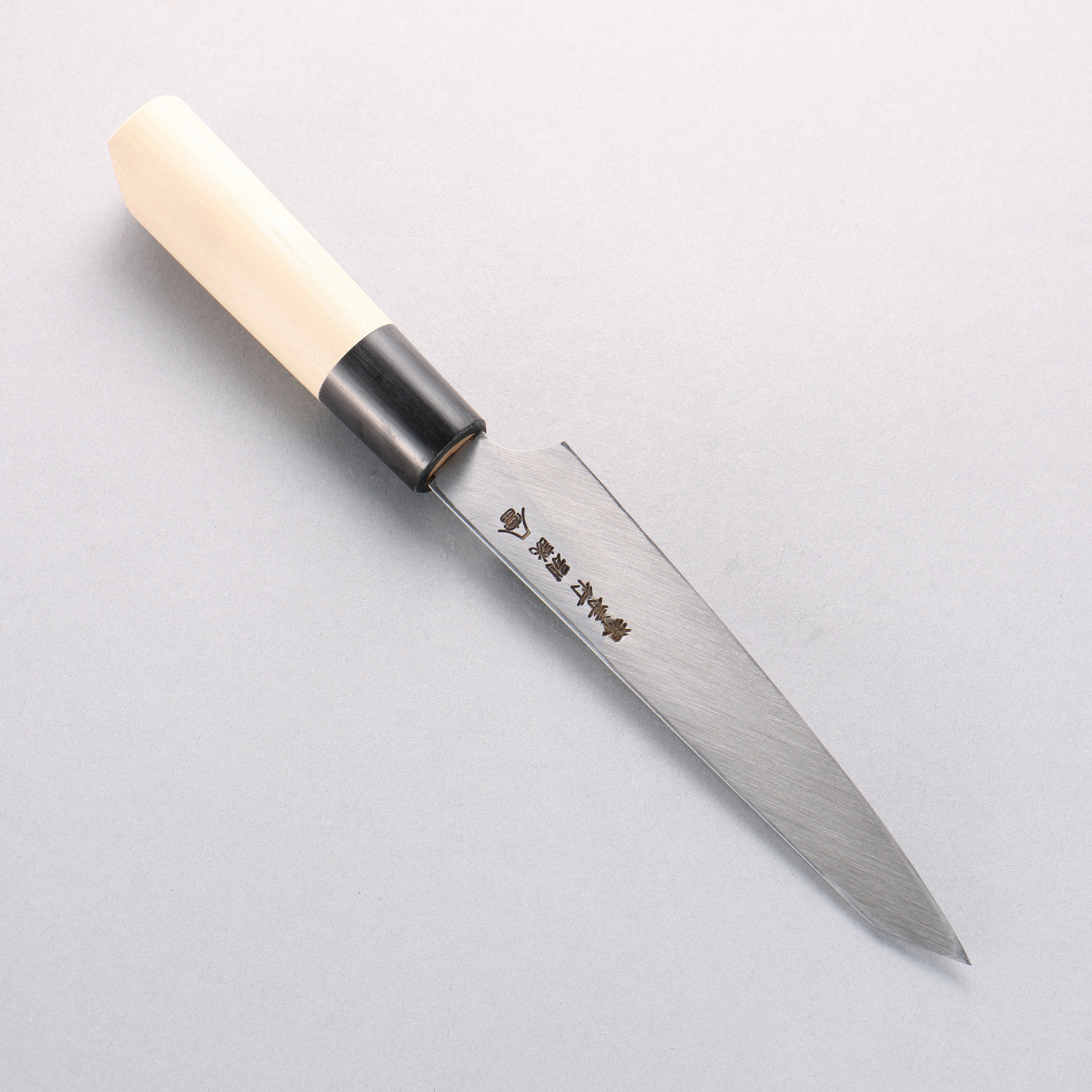 骨と花 Sakai Takayuki Tokujyo White Steel No.2 Honesuki Boning 150mm Magnolia
