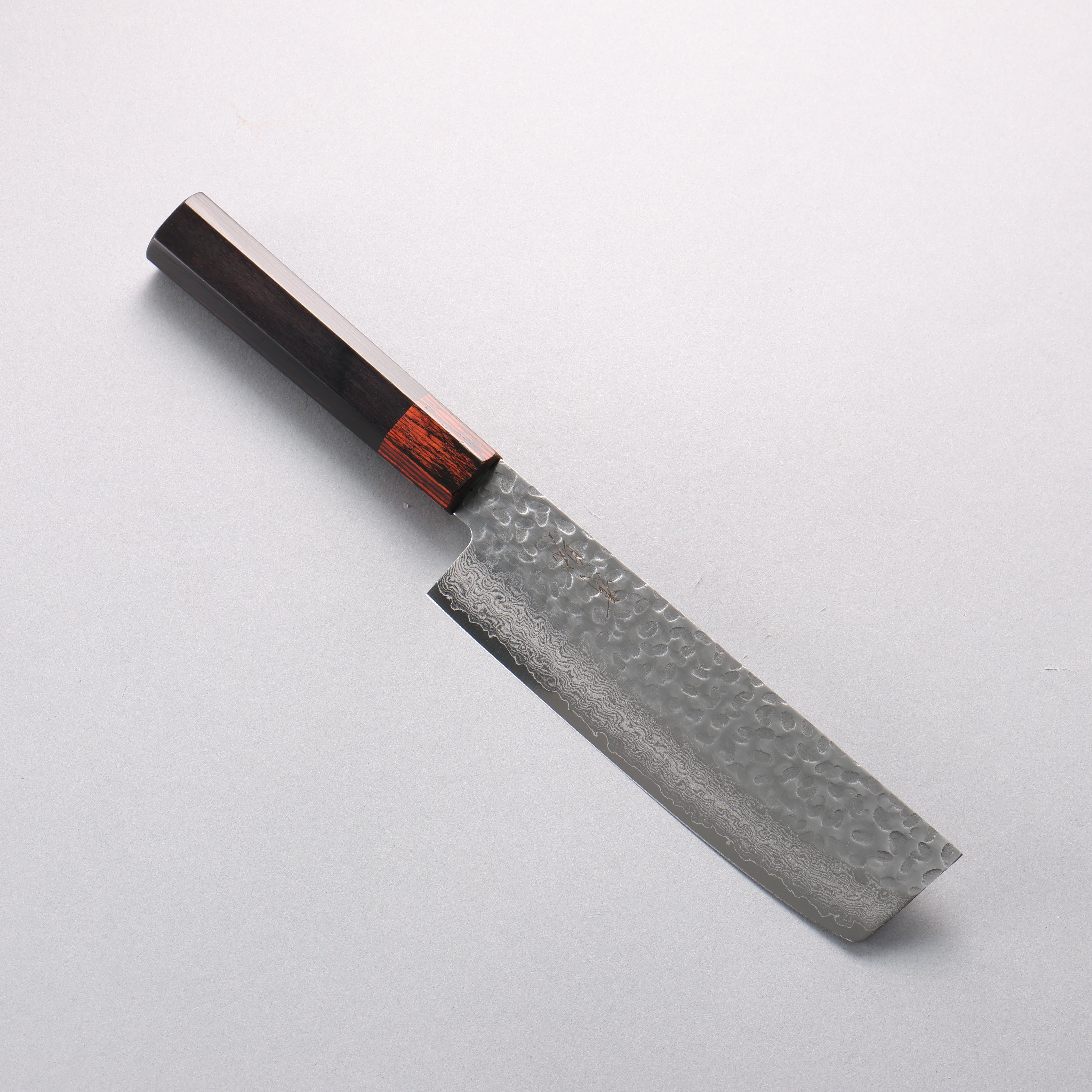 Seisuke VG10 33 Layer Hammered Damascus Usuba 160mm Black Pakkawood Handle - Seisuke Knife