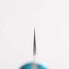 Takeshi Saji SG2 Diamond Finish Gyuto 180mm Blue Turquoise (Nomura Style) Handle - Seisuke Knife - Slide 5
