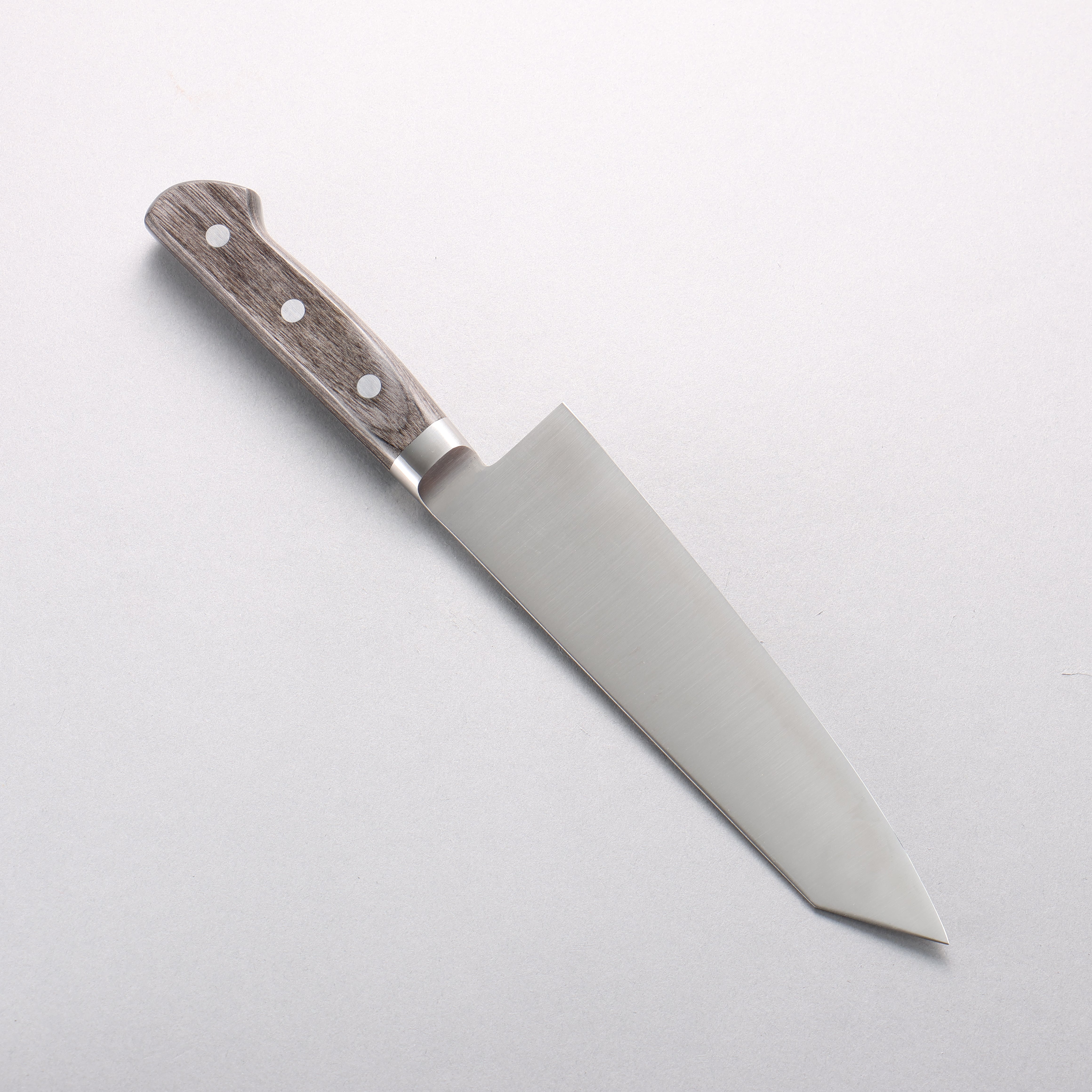 Seisuke Stainless Steel Kiritsuke Santoku 180mm Gray Pakka wood Handle - Seisuke Knife
