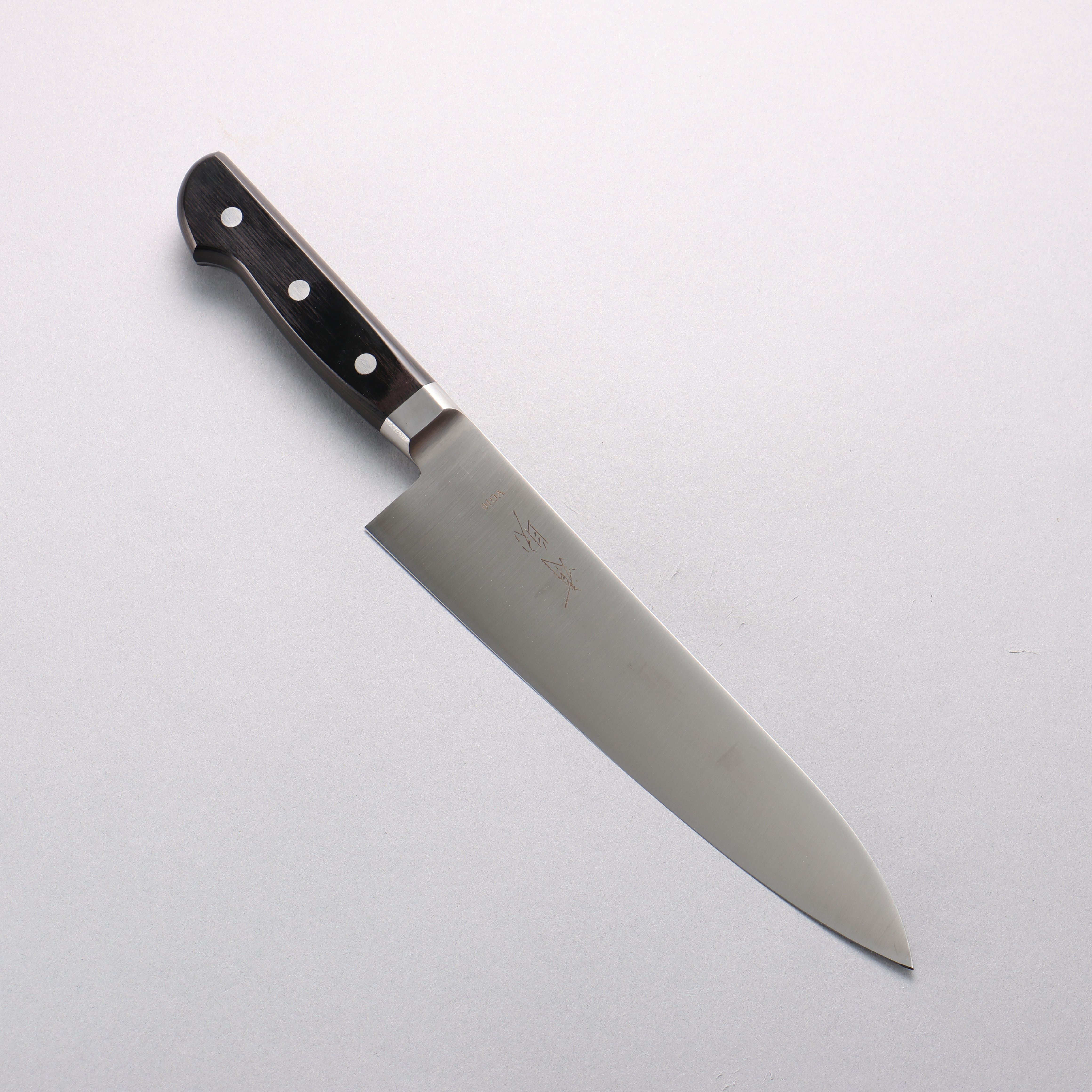 Seisuke Stainless Steel Gyuto 210mm Black Pakka wood Handle - Seisuke Knife