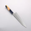 Yoshimi Kato Minamo SG2 Hammered Kiritsuke Gyuto 210mm Olive Tree and Blue Resin Handle - Seisuke Knife - Slide 2