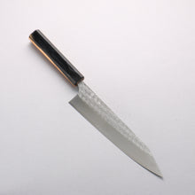  Yoshimi Kato Minamo SG2 Hammered Kiritsuke Gyuto 210mm Olive Tree and Black Resin Handle - Seisuke Knife