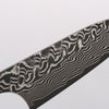 Yoshimi Kato SG2 Black Damascus Petty-Utility 80mm Ebony (ferrule: Orange Resin) Handle - Seisuke Knife - Slide 3