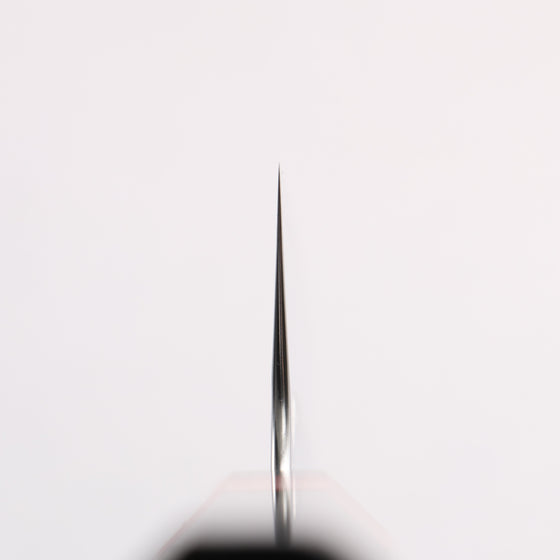 Yoshimi Kato SPG STRIX Hammered (V) Santoku 170mm Ebony Wood(With White Ring) Handle - Seisuke Knife