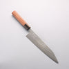 Yoshimi Kato SG2 Black Damascus Kiritsuke Gyuto 210mm Rosewood (Ferrule: Ebony) Handle - Seisuke Knife - Slide 1