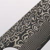 Yoshimi Kato SG2 Black Damascus Kiritsuke Gyuto 210mm Rosewood (Ferrule: Ebony) Handle - Seisuke Knife - Slide 3