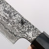 Shigeki Tanaka Habakiri SG2 Damascus Slicer 210mm Ebony Wood Handle - Seisuke Knife - Slide 4