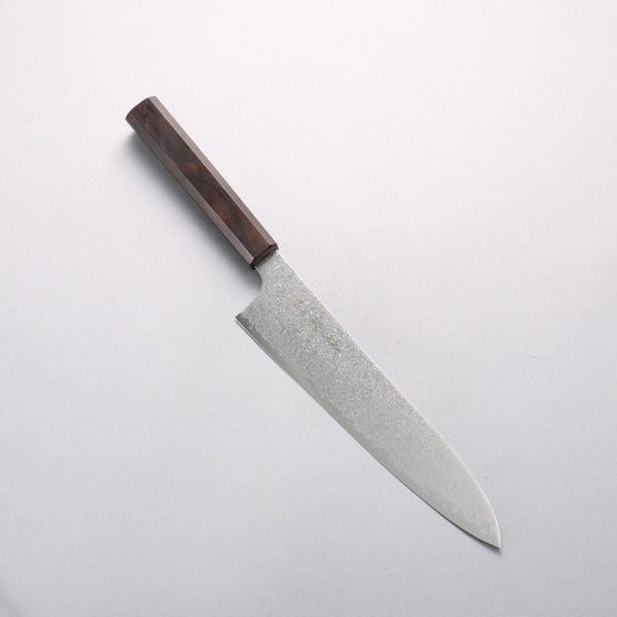 Seisuke SG2 Damascus Migaki Finished Gyuto 210mm Ebony Wood Handle - Seisuke Knife