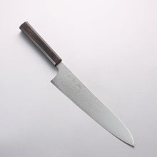  Seisuke SG2 Damascus Migaki Finished Gyuto 240mm Ebony Wood Handle - Seisuke Knife