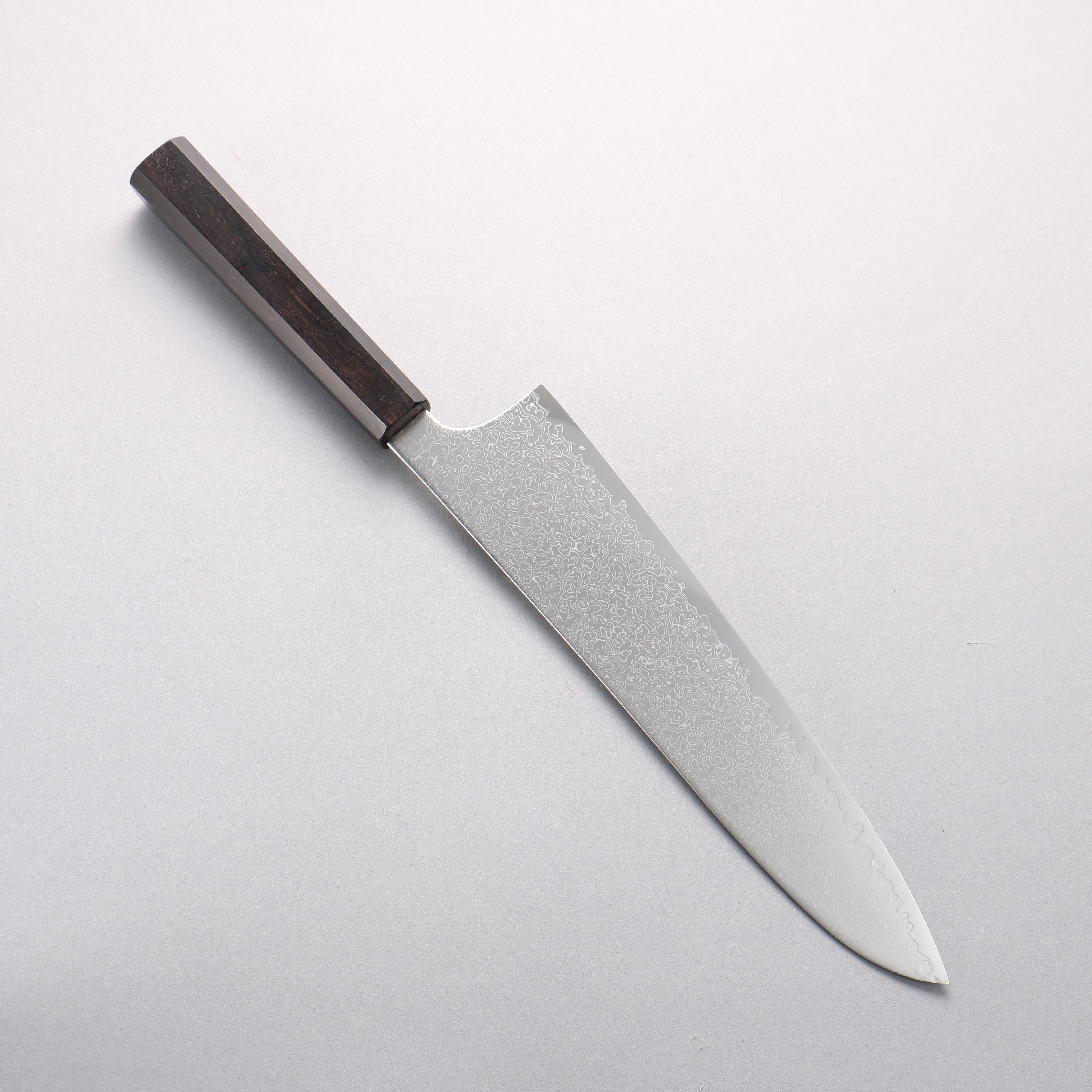 Seisuke SG2 Damascus Migaki Finished Gyuto 240mm Ebony Wood Handle - Seisuke Knife