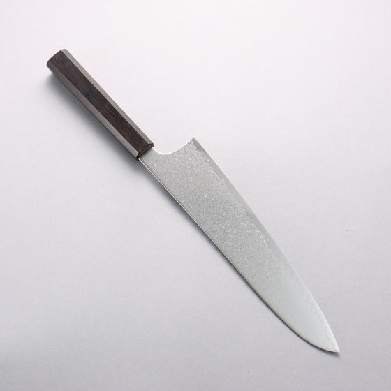 Seisuke SG2 Damascus Migaki Finished Gyuto 240mm Ebony Wood Handle - Seisuke Knife