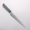 Seisuke Stainless Steel Bread Slicer 240mm Indigo Dyed Oak Handle - Seisuke Knife - Slide 1