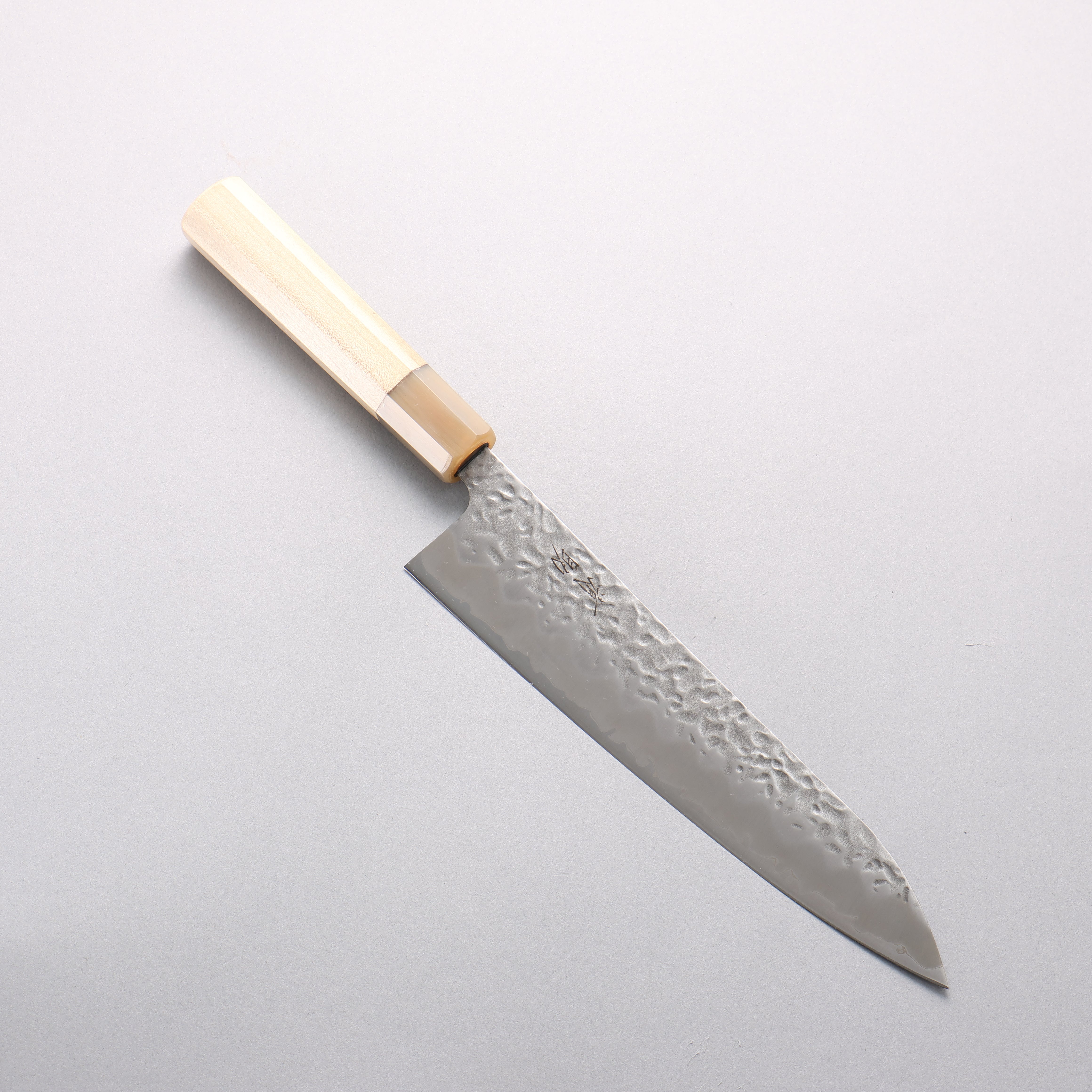 Seisuke Kumo White Steel No.1 Hammered Gyuto 210mm Magnolia Handle - Seisuke Knife