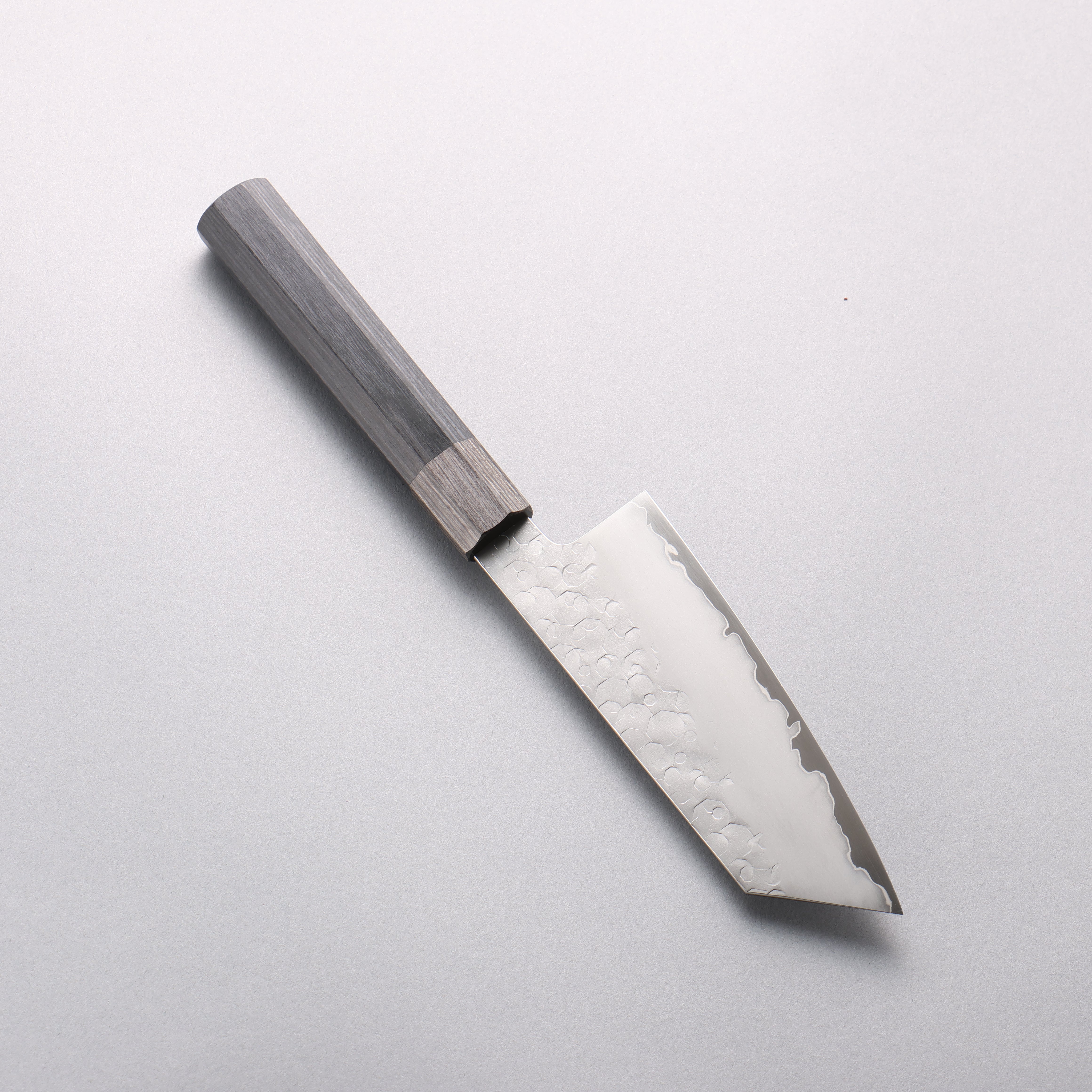 Hado Shiosai SG2 Hammered Small Bunka 135mm Black & Gray Wood Handle - Seisuke Knife