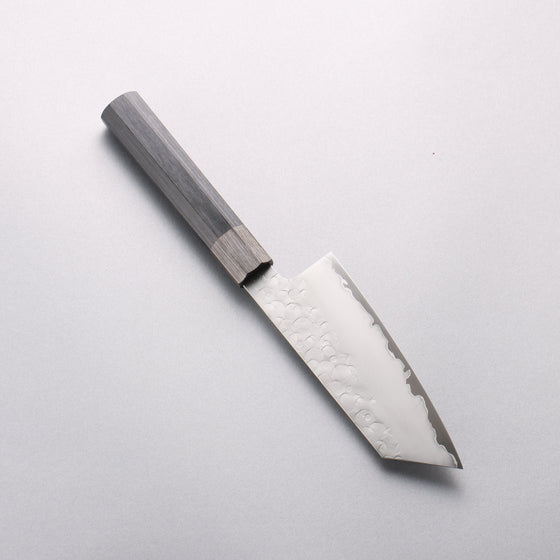 Hado Shiosai SG2 Hammered Small Bunka 135mm Black & Gray Wood Handle - Seisuke Knife