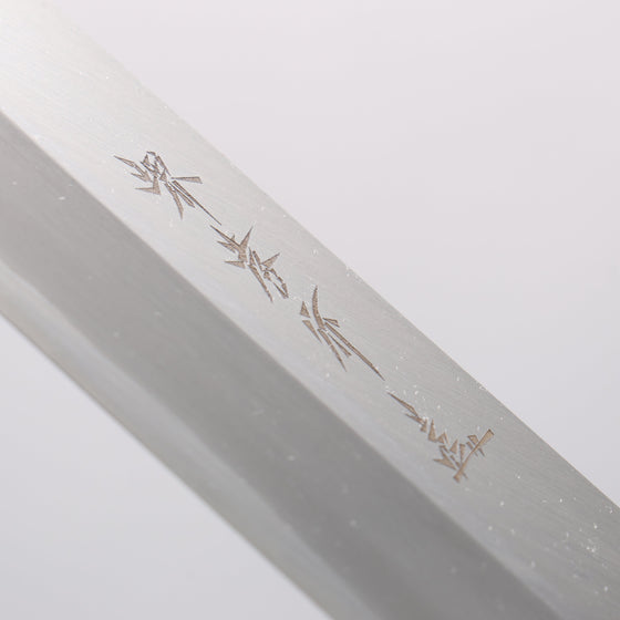 Sakai Takayuki Chef Series [Left Handed] Silver Steel No.3 Usuba 180mm Magnolia Handle - Seisuke Knife
