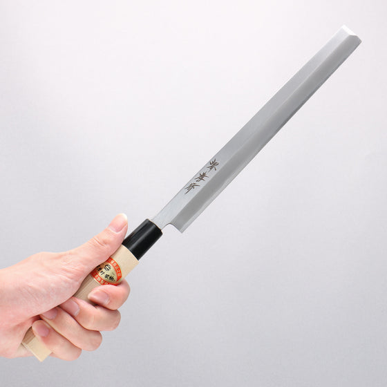 Sakai Takayuki Kasumitogi White Steel Takohiki Japanese Chef Knife - Seisuke Knife