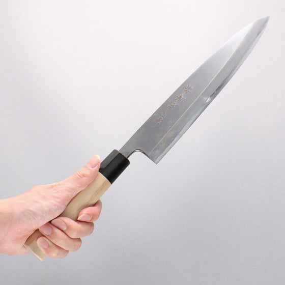 Sakai Takayuki White Steel No.3 Kasumitogi Mioroshi Deba 240mm Magnolia Handle - Seisuke Knife