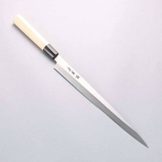 Sakai Takayuki Kasumitogi White Steel Fuguhiki Magnolia Handle - Seisuke Knife