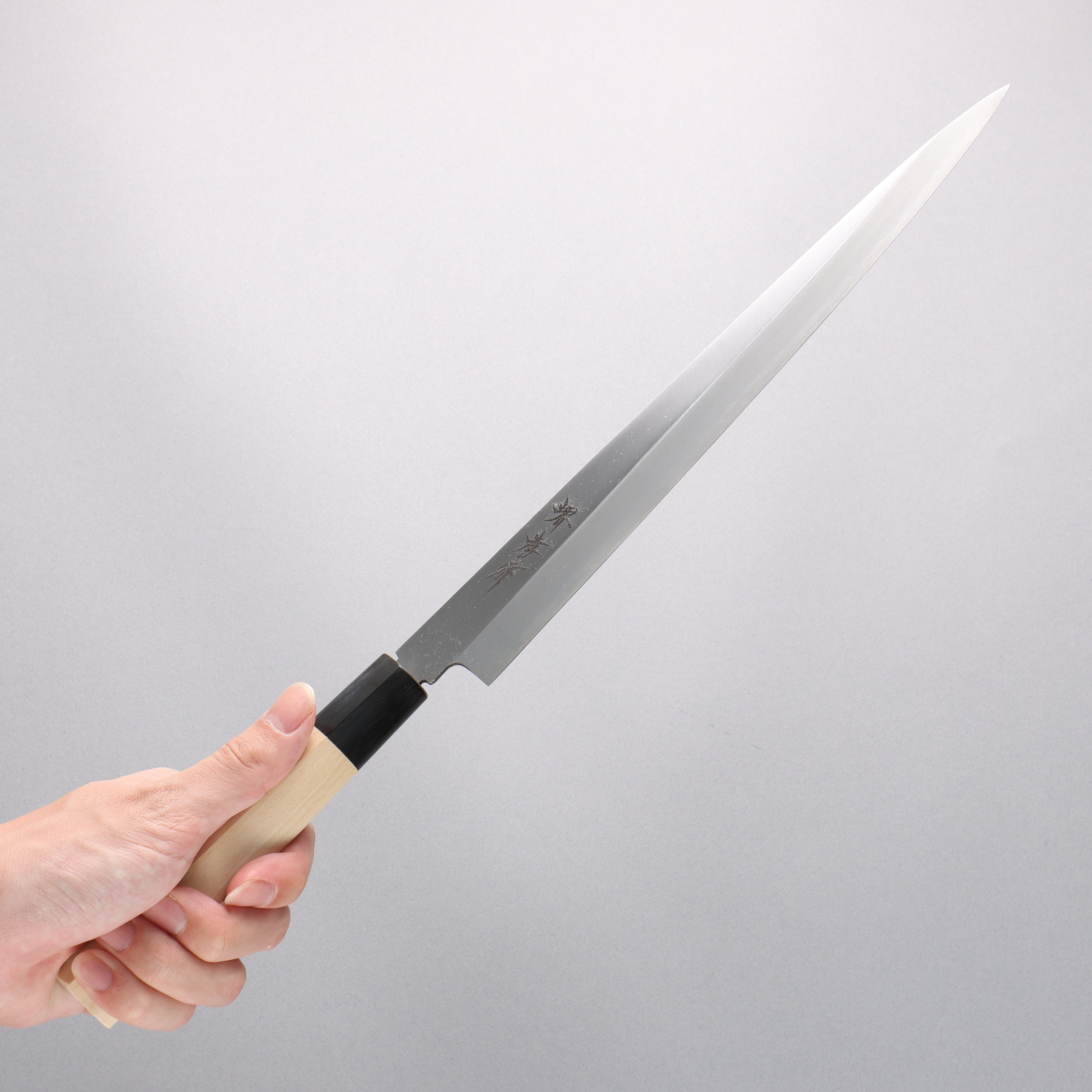 Sakai Takayuki Kasumitogi White Steel Fuguhiki Magnolia Handle - Seisuke Knife