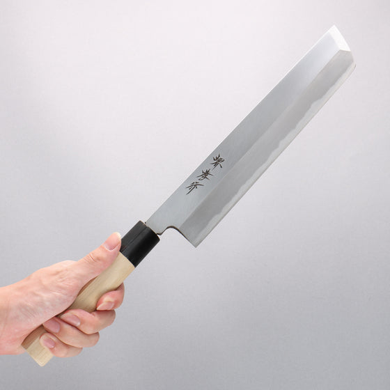Sakai Takayuki Kasumitogi White Steel Hamokiri 240mm Magnolia Handle - Seisuke Knife