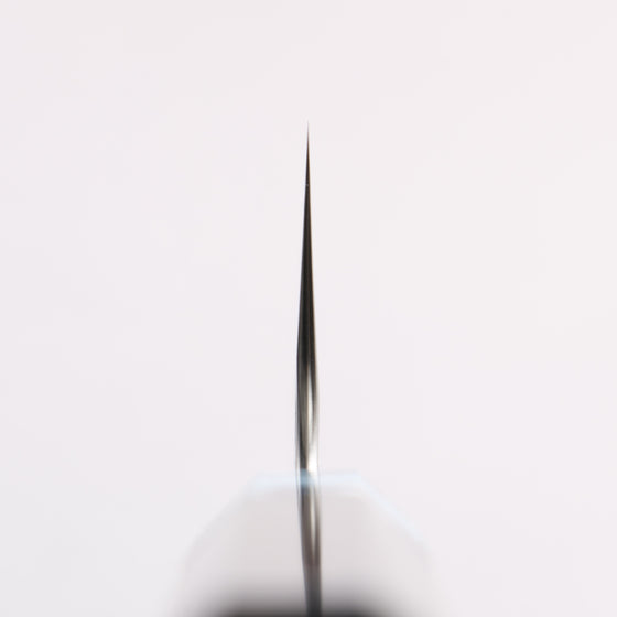 Yoshimi Kato Hyo SG2 Hammered Kiritsuke Gyuto 210mm Ebony & Blue Marble Resin Handle - Seisuke Knife