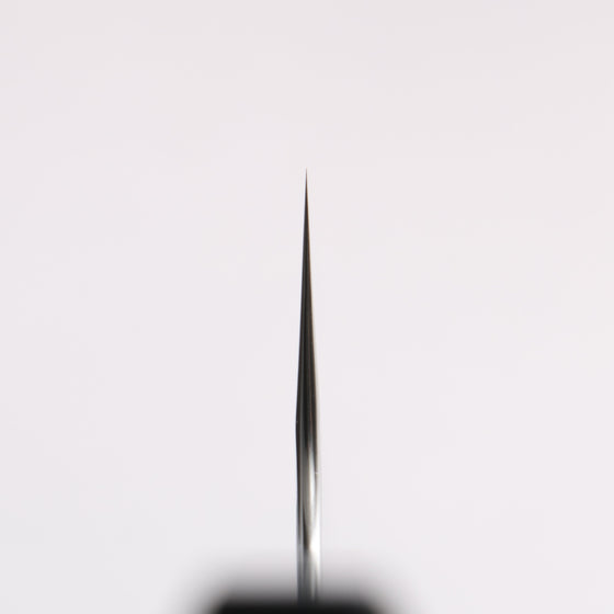 Yoshimi Kato Hyo SG2 Hammered Gyuto 210mm Gray Stabilized Wood & White Ring Handle - Seisuke Knife