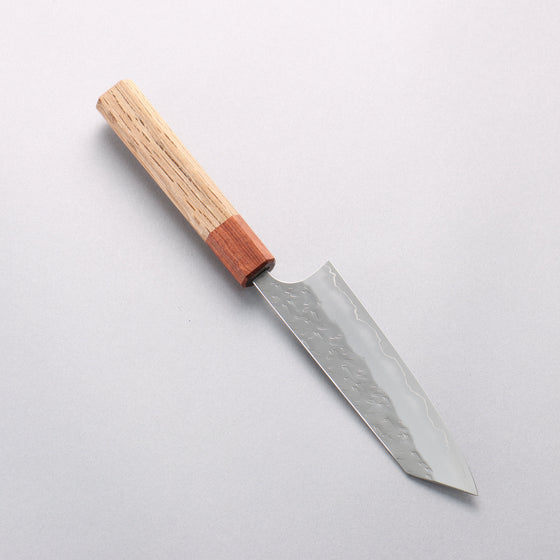 Yoshimi Kato Hyo SG2 Hammered Small Bunka 130mm Oak & Rosewood Handle - Seisuke Knife