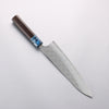 Yoshimi Kato Hyo SG2 Hammered Gyuto 210mm Ebony & Blue Marble Resin Handle - Seisuke Knife - Slide 2