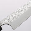 Yoshimi Kato Minamo SG2 Hammered Petty-Utility 120mm Gray Stabilized Wood (White Ring) Handle - Seisuke Knife - Slide 3