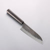 Makoto Kurosaki SPG STRIX Black Finished Santoku 165mm Ebony Wood Handle - Seisuke Knife - Slide 1