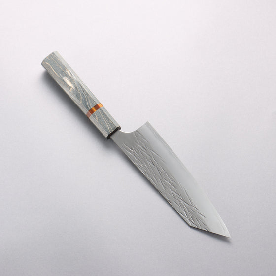Yu Kurosaki Juhyo Cobalt Special Steel Hammered Bunka 170mm Stabilized Wood & Acrylic Ring Handle - Seisuke Knife