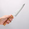 Yu Kurosaki Senko Ei SG2 Hammered Petty-Utility 150mm Olive Wood Handle - Seisuke Knife - Slide 4