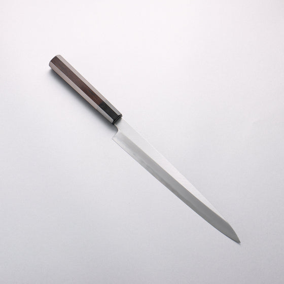 Minamoto Akitada Blue Steel No.2 Yanagiba 240mm Ebony Wood Handle - Seisuke Knife