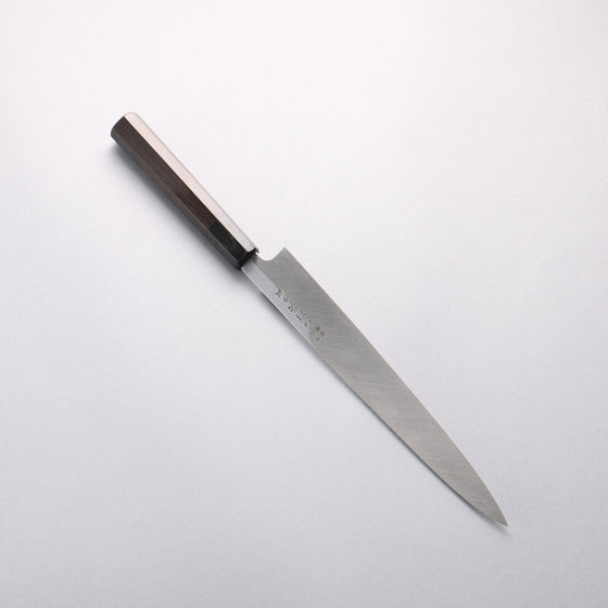 Minamoto Akitada Blue Steel No.2 Yanagiba 240mm Ebony Wood Handle - Seisuke Knife