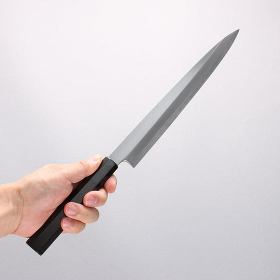 Minamoto Akitada Blue Steel No.2 Yanagiba 240mm Ebony Wood Handle - Seisuke Knife