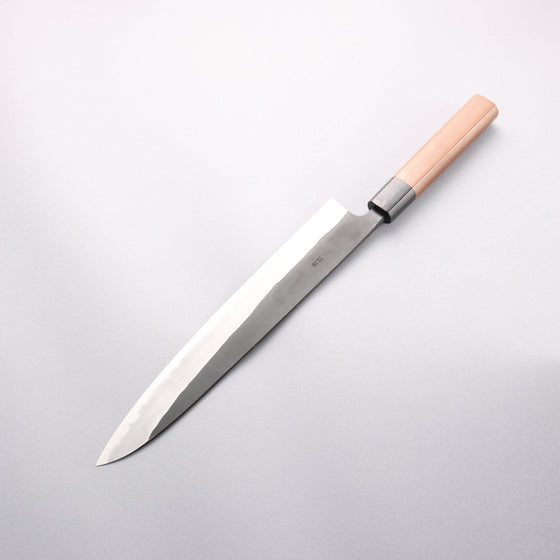 Nao Yamamoto Blue Steel Kurouchi Sujihiki 270mm Walnut Handle - Seisuke Knife