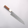 Yu Kurosaki Fujin SG2 Hammered Gyuto 210mm Chinese Quince Burl (White Ferrule and End Cap) Handle - Seisuke Knife - Slide 1