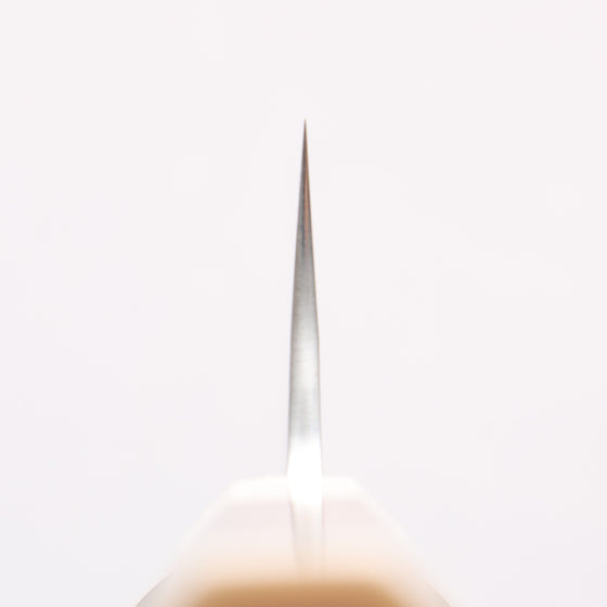 Yu Kurosaki Fujin SG2 Hammered Bunka 170mm Chinese Quince Burl (White Ferrule and End Cap) Handle - Seisuke Knife