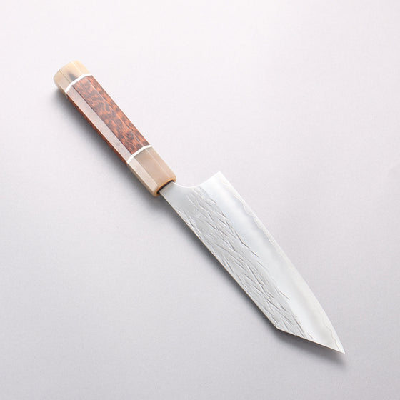 Yu Kurosaki Juhyo Cobalt Special Steel Hammered Bunka 170mm Snakewood (with Double Marble Horns) Handle - Seisuke Knife